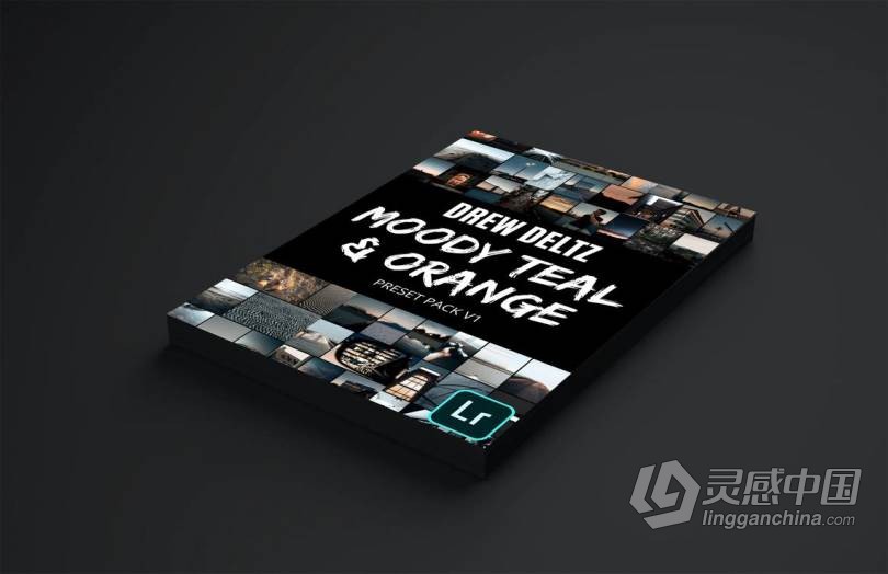 LR预设 喜怒无常的蓝绿色风光人像照片增强LR预设 DD Lr Moody Teal &amp; Orange Preset Pack  灵感中国网 www.lingganchina.com