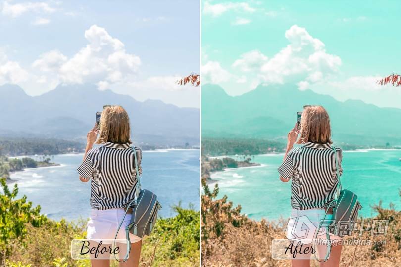 LR预设 夏威夷旅拍写真Insta人像Lightroom预设与APP预设 Hawaii Mobile and Lightroom  灵感中国网 www.lingganchina.com