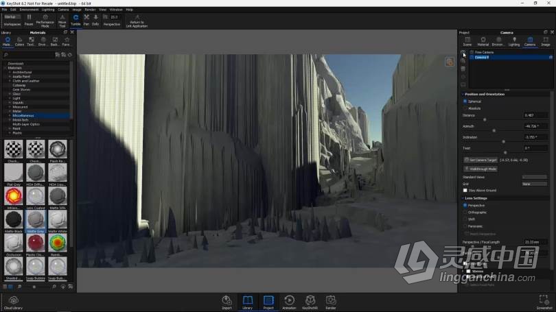 ZBrush教程 Zbrush概念艺术环境从3D构建到2D绘制视频教程  灵感中国网 www.lingganchina.com