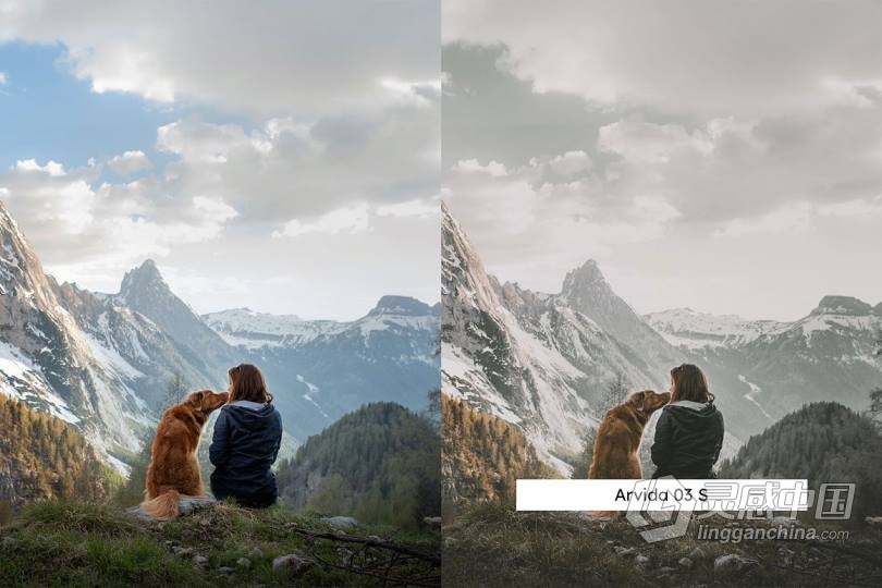 LR预设 徒步旅行电影胶片Lightroom预设与APP预设/旅拍视频调色LUT预设  灵感中国网 www.lingganchina.com