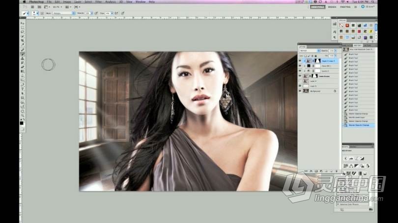 Photoshop+Knockout滤镜头发抠图合成教程【Joel Grimes】  灵感中国网 www.lingganchina.com