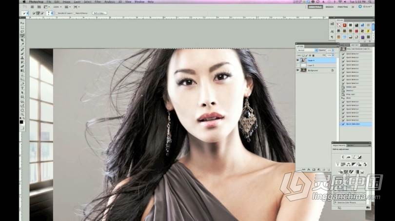 Photoshop+Knockout滤镜头发抠图合成教程【Joel Grimes】  灵感中国网 www.lingganchina.com