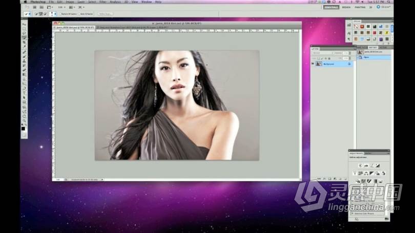 Photoshop+Knockout滤镜头发抠图合成教程【Joel Grimes】  灵感中国网 www.lingganchina.com