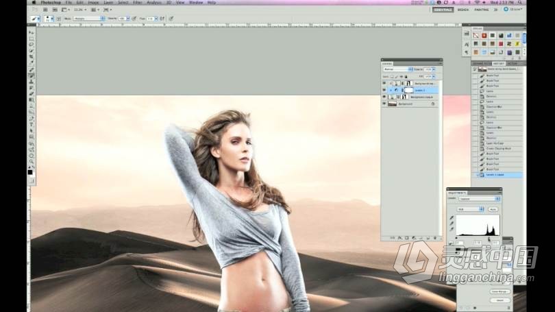 Photoshop+Knockout滤镜头发抠图合成教程【Joel Grimes】  灵感中国网 www.lingganchina.com