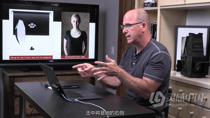 摄像师Joel Grimes光学系统工作原理人像摄影工艺中文字幕视频教程  灵感中国网 www.lingganchina.com