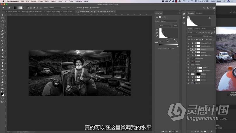 摄影大师Joel Grimes道奇卡车HDR全景人像摄影及后期合成修饰中文字幕视频教程  灵感中国网 www.lingganchina.com