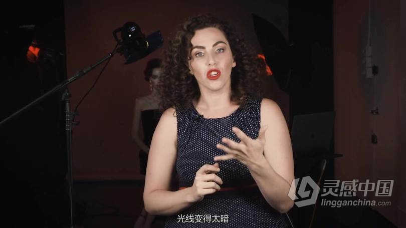 摄影师Lindsay Adler棚拍人像彩色凝胶光线的魔力中文字幕视频教程  灵感中国网 www.lingganchina.com