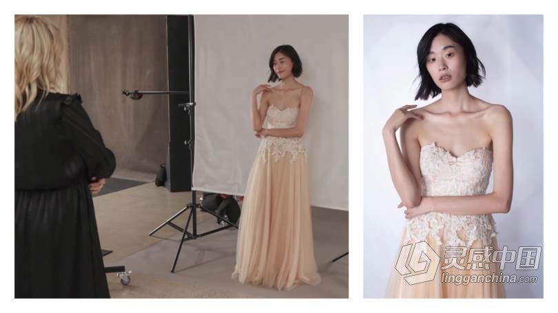 肖像大师班Lara Jade时尚人像摄影照明用光视频教程 Fashion Lighting  灵感中国网 www.lingganchina.com