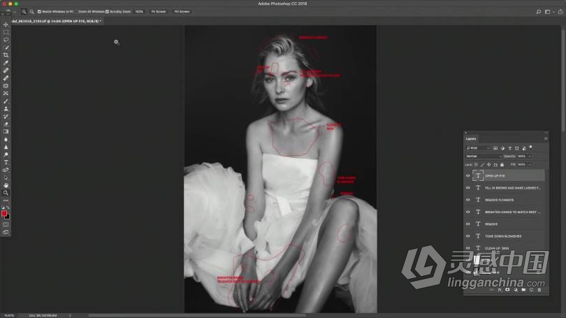The Portrait Masters-Lara Jade 时尚系列-挑战新娘造型摄影视频教程  灵感中国网 www.lingganchina.com