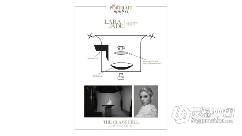 摄影教程 Lara Jade肖像摄影大师班视频教程 中文字幕  灵感中国网 www.lingganchina.com