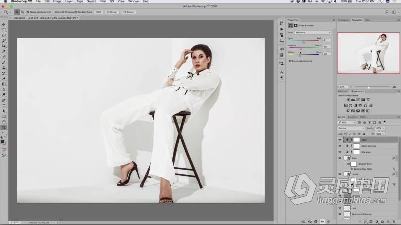 高端时尚人像布光摄影及后期修饰教程Fashion and Editorial Portrait Photography  灵感中国网 www.lingganchina.com