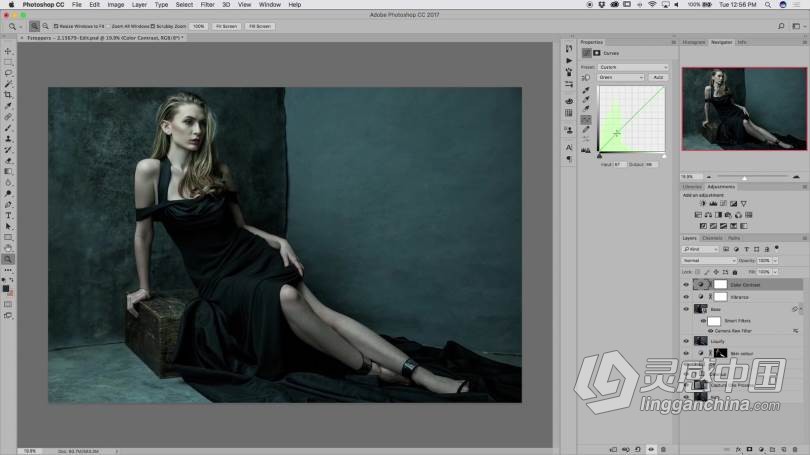 高端时尚人像布光摄影及后期修饰教程Fashion and Editorial Portrait Photography  灵感中国网 www.lingganchina.com
