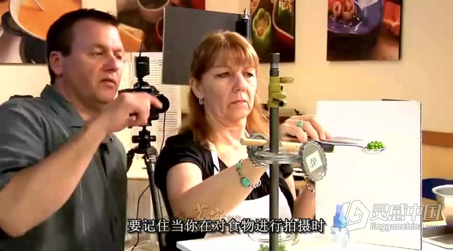 餐饮商业美食菜谱摄影与布光食品商品拍摄中文字幕视频教程  灵感中国网 www.lingganchina.com