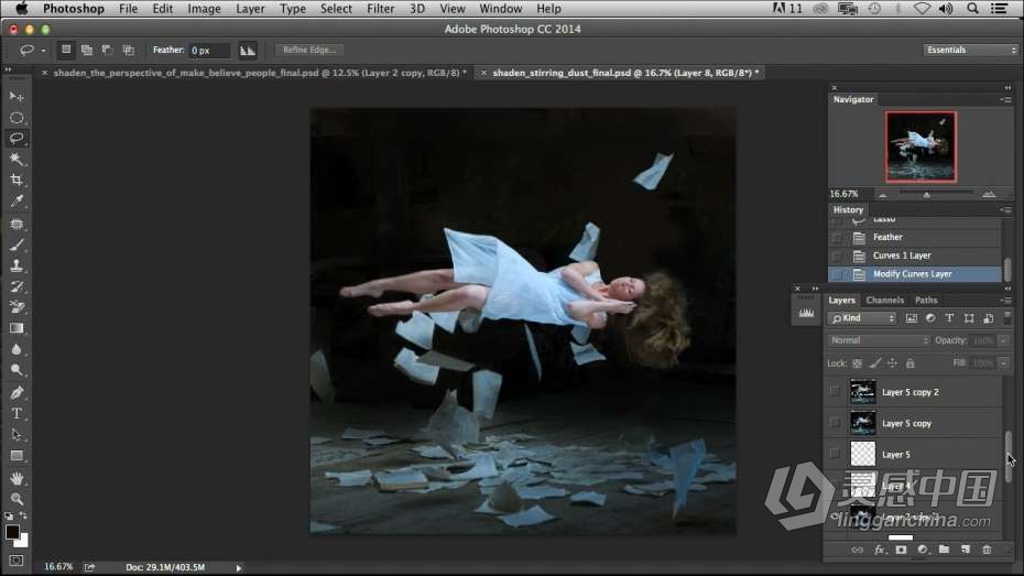 唯美影像摄影与合成综合训练视频教程 Fine Art Compositing with Brooke Shaden  灵感中国网 www.lingganchina.com