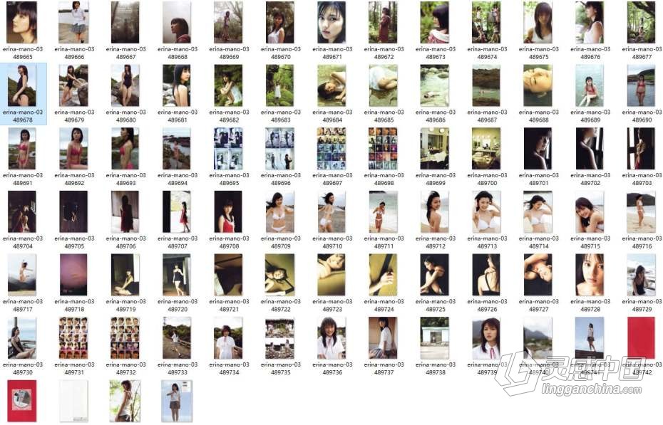 真野惠里菜(まの えりな)2010写真集 日系人像摆姿 泳装摄影参考素材  灵感中国网 www.lingganchina.com