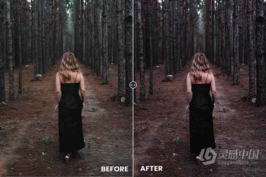 经典电影胶片黄色调和 Lightrom预设与移动版LR预设Photoshop动作  灵感中国网 www.lingganchina.com