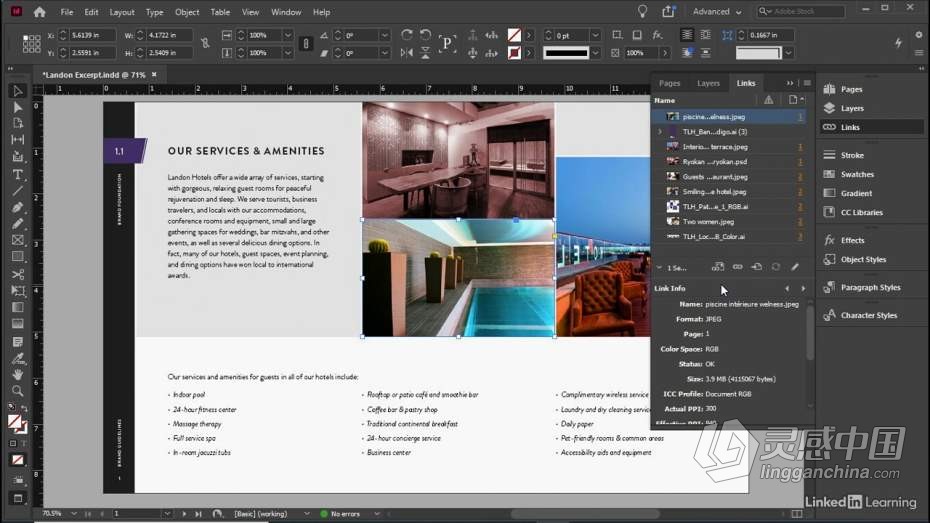 PS教程 PS、AI和InDesign结合印刷制作版式布局设计教程  灵感中国网 www.lingganchina.com