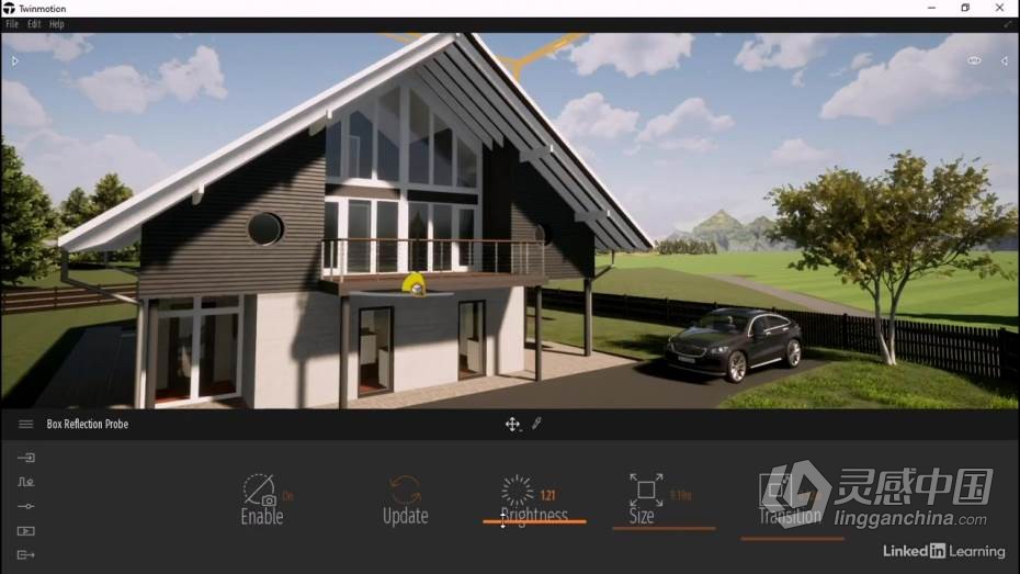 3dsmax教程 Twinmotion与3dsmax逼真建筑可视化工作流程教程  灵感中国网 www.lingganchina.com