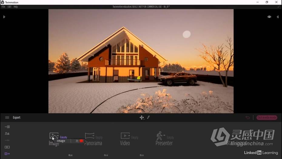 3dsmax教程 Twinmotion与3dsmax逼真建筑可视化工作流程教程  灵感中国网 www.lingganchina.com