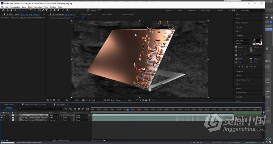 3dsmax教程 3dsmax粒子爆炸烟雾液体特效模拟动画实例训练教程  灵感中国网 www.lingganchina.com