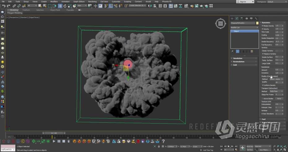 3dsmax教程 3dsmax粒子爆炸烟雾液体特效模拟动画实例训练教程  灵感中国网 www.lingganchina.com