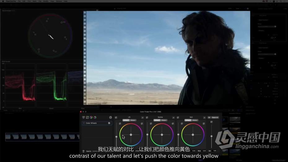 Color Grading Academy- 颜色分级学院Final Cut Pro X 颜色分级大师班教程  中文字幕  灵感中国社区 www.lingganchina.com