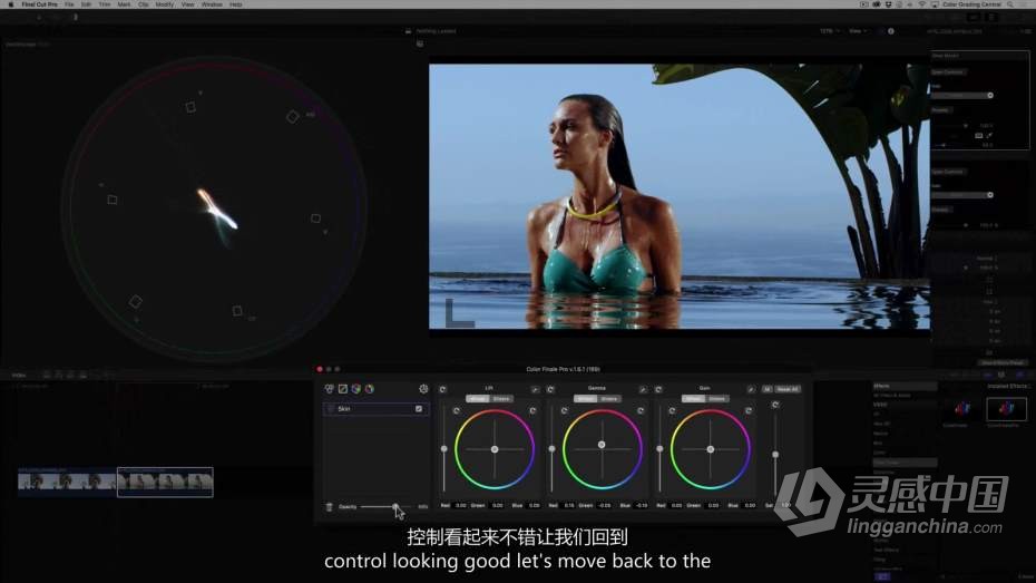 Color Grading Academy- 颜色分级学院Final Cut Pro X 颜色分级大师班教程  中文字幕  灵感中国网 www.lingganchina.com