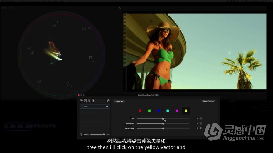 Color Grading Academy- 颜色分级学院Final Cut Pro X 颜色分级大师班教程  中文字幕  灵感中国社区 www.lingganchina.com