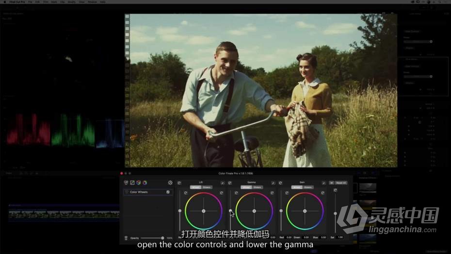 Color Grading Academy- 颜色分级学院Final Cut Pro X 颜色分级大师班教程  中文字幕  灵感中国网 www.lingganchina.com