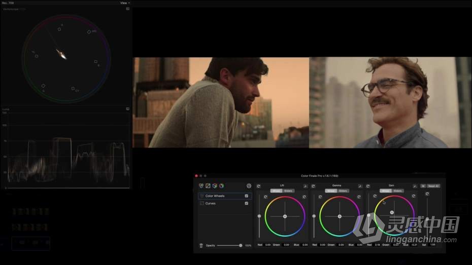 Color Grading Academy- 颜色分级学院Final Cut Pro X 颜色分级大师班教程  中文字幕  灵感中国网 www.lingganchina.com