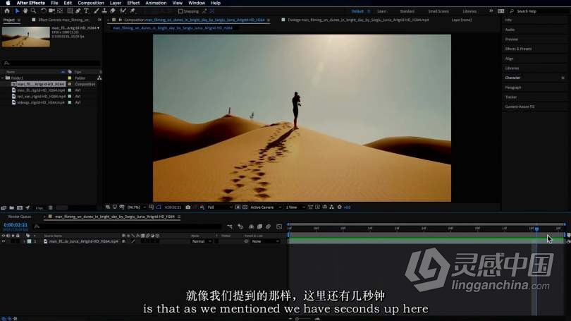 MotionFX Pro – After Effects 视频创意特效VFX合成教程-中英字幕  灵感中国网 www.lingganchina.com