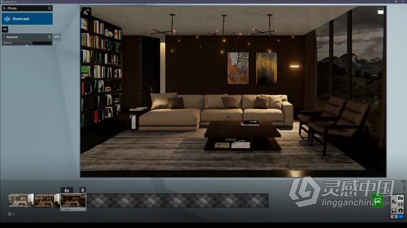 Lumion教程 Lumion逼真建筑室内外渲染特效工作流视频教程  灵感中国网 www.lingganchina.com