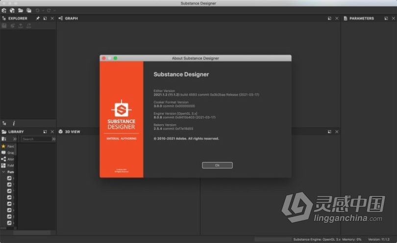 三维3D纹理材质制作软件 Substance Designer 2021 v11.1.2.4593 MAC破解版下载  灵感中国社区 www.lingganchina.com