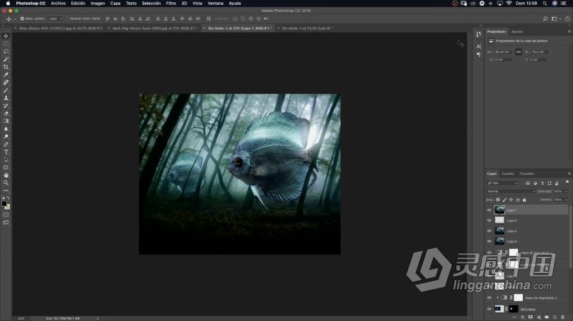 Photoshop中美术人像修饰及蒙太奇特效合成三套教程合集  灵感中国网 www.lingganchina.com
