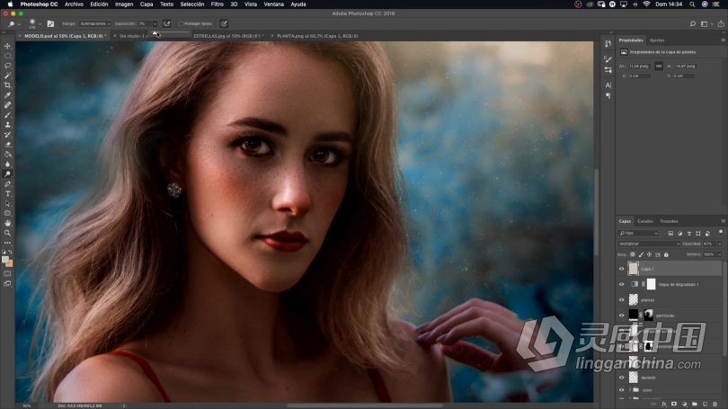 Photoshop中美术人像修饰及蒙太奇特效合成三套教程合集  灵感中国网 www.lingganchina.com