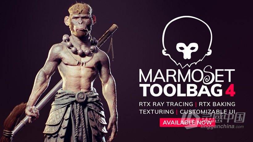 八猴三维场景实时渲染软件 Marmoset Toolbag V4.0.2 MAC破解版下载  灵感中国社区 www.lingganchina.com