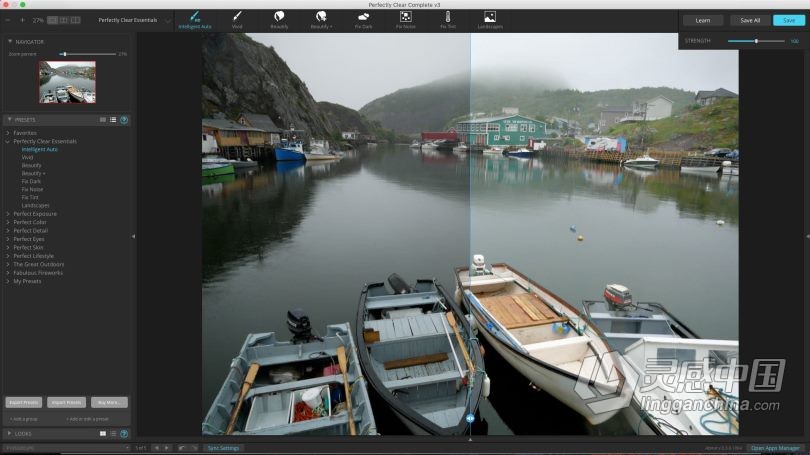 PS一键智能清晰磨皮插件Perfectly Clear Complete 3.10.0.1772 WinX64破解版  灵感中国网 www.lingganchina.com