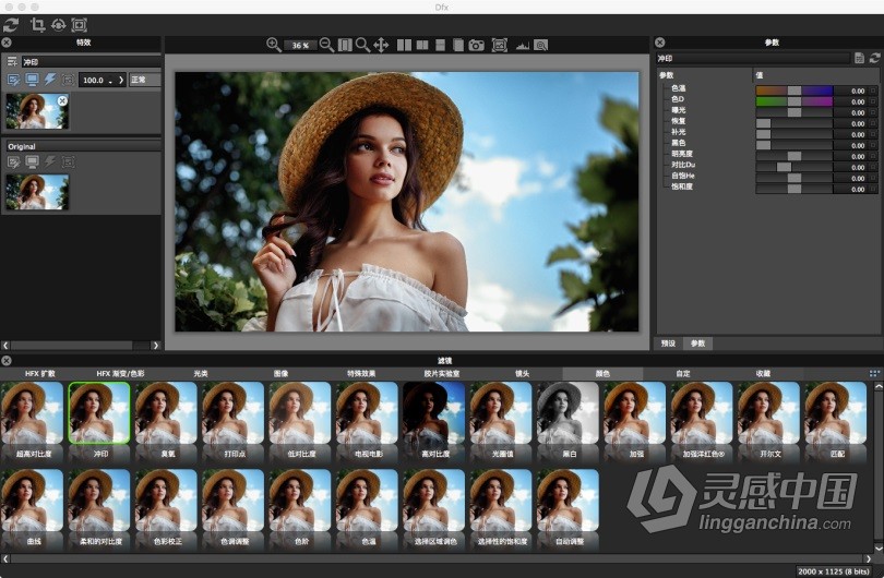 Tiffen Dfx MAC中文版 光效特效调色滤镜中文PS插件 Tiffen Dfx 4.0v15 MAC中文汉化版  灵感中国网 www.lingganchina.com