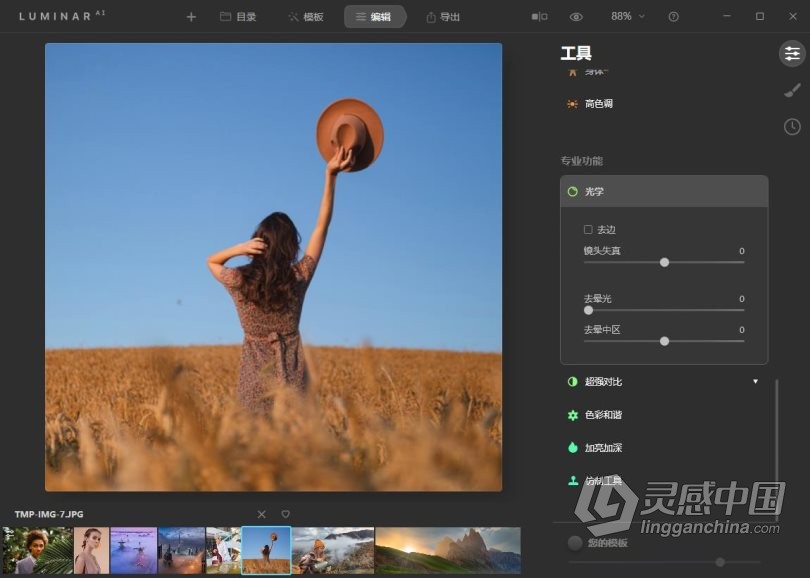 Luminar AI 1.4汉化版|AI人工智能照片编辑修图PS插件Luminar AI 1.4.0 (8292) 中文版  灵感中国网 www.lingganchina.com