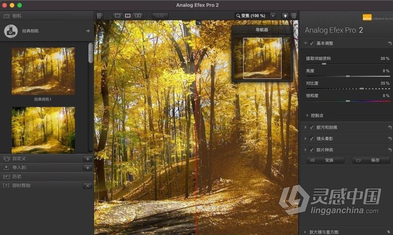 Nik Collection 4 for mac V4.1.1 (PS插件滤镜套装)Nik Collection V4.1.1中文破解版  灵感中国网 www.lingganchina.com
