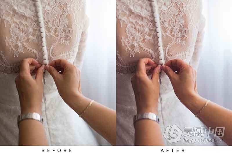 电影胶片婚礼人像Lightroom预设 Wedding Lightroom Presets  灵感中国网 www.lingganchina.com