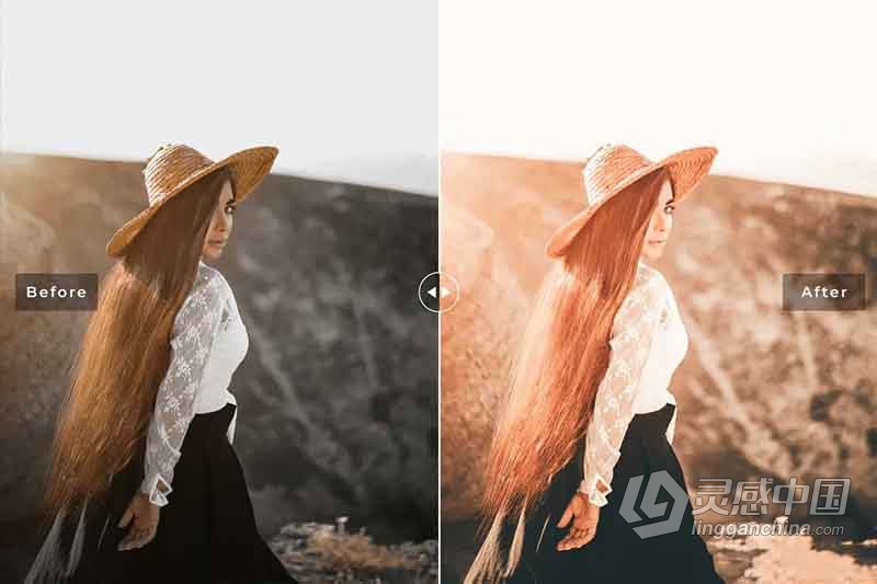 正午阳光人像摄影Lightroom预设及移动lr预设 Midday Sun Lightroom Presets  灵感中国网 www.lingganchina.com