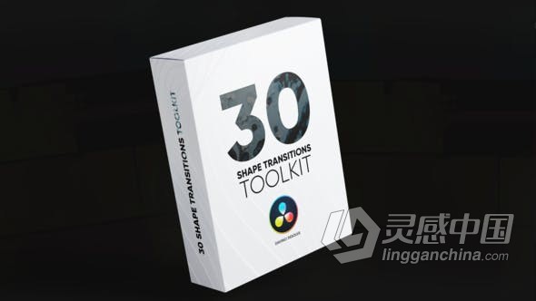 达芬奇模板 30 Shape Transitions图形动画视频转场效果制作 DaVinci Resolve模板 工程 文件  灵感中国网 www.lingganchina.com