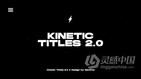 达芬奇模板 Kinetic Titles 2.0 13种动态文字标题视频字幕 DaVinci Resolve模板 工程 文件  灵感中国网 www.lingganchina.com