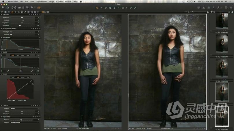 商业摄影师 Joey L 肖像电影照明技术及后期制作三天培训 Commercial Portraiture with Joey L  灵感中国网 www.lingganchina.com