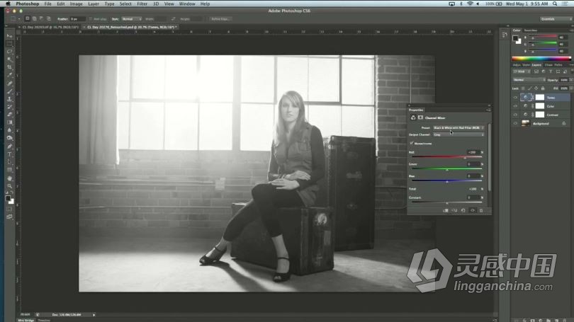 商业摄影师 Joey L 肖像电影照明技术及后期制作三天培训 Commercial Portraiture with Joey L  灵感中国网 www.lingganchina.com