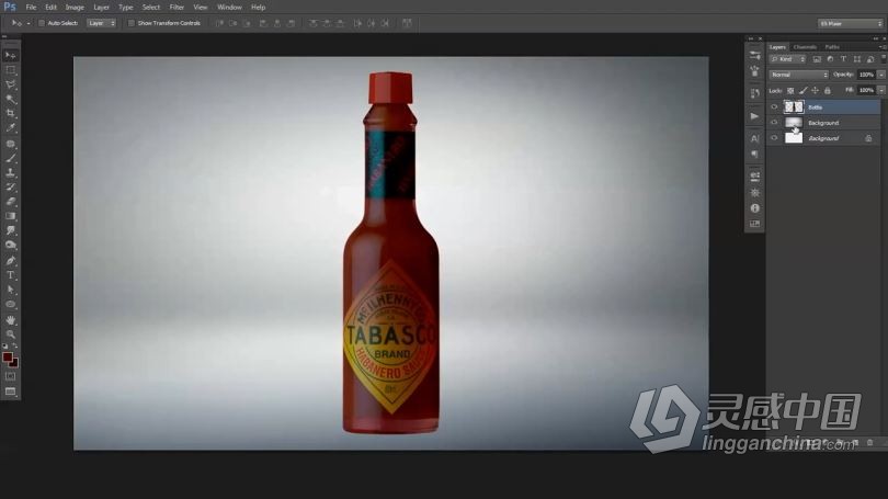 PS教程 PS静物自然阴影反射效果高级技术后期制作视频教程  灵感中国网 www.lingganchina.com
