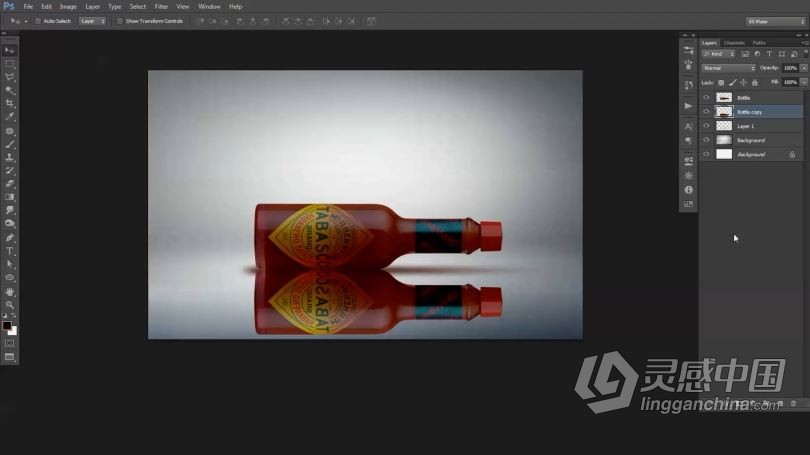 PS教程 PS静物自然阴影反射效果高级技术后期制作视频教程  灵感中国网 www.lingganchina.com