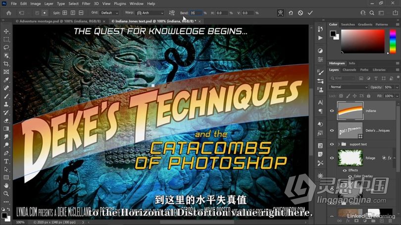 PS教程 Photoshop 2021一对一高级技能训练视频教程 中文字幕  灵感中国网 www.lingganchina.com