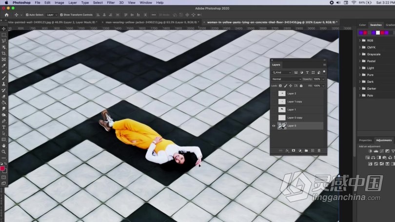 PS教程 PS AI ID平面设计大师级图像处理技巧工作流程视频教程  灵感中国网 www.lingganchina.com